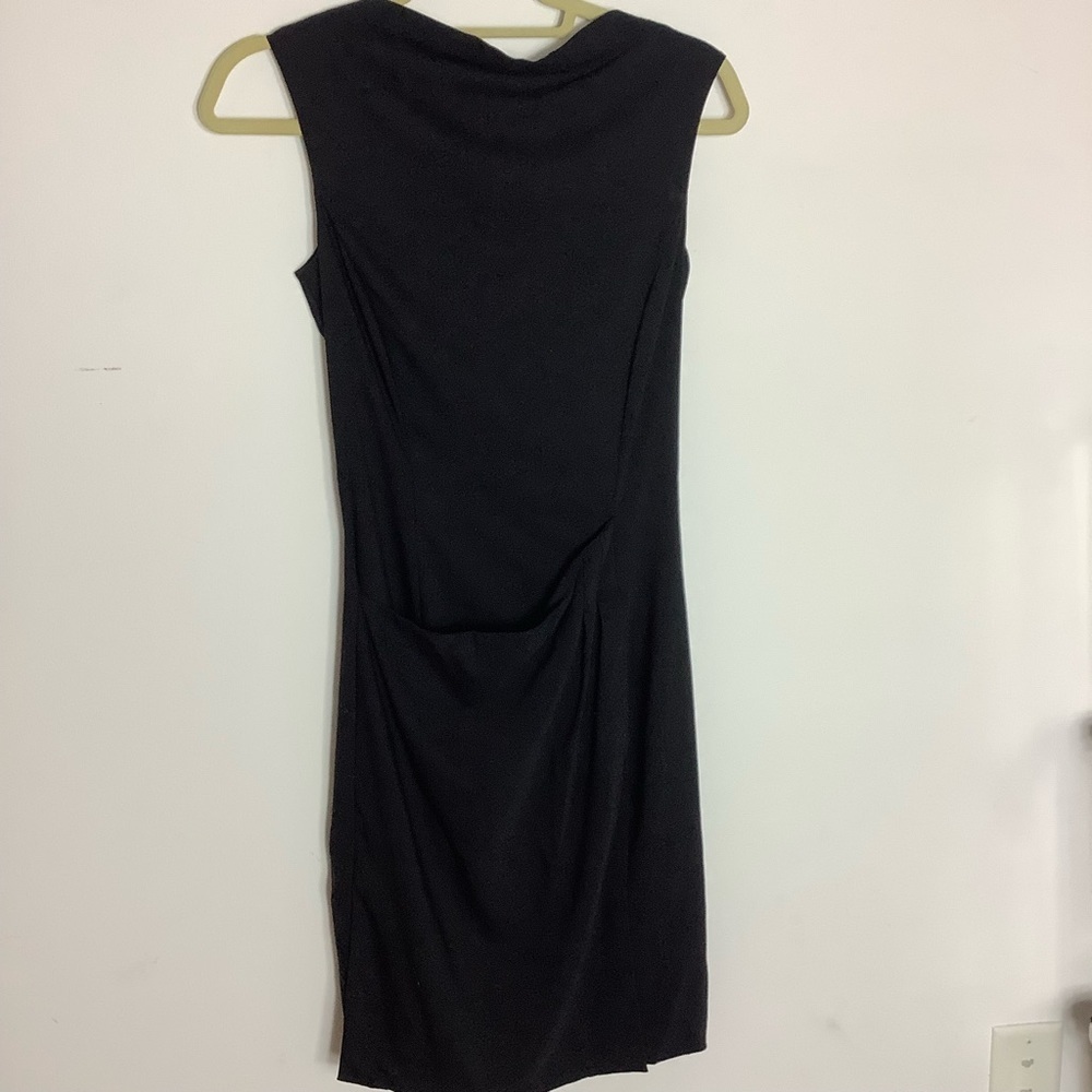 Emporio Armani Gathered Front Sleeveless Dress